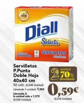 Gadis 2a unidad 70% descuento servilletas p punta doble hoja oferta