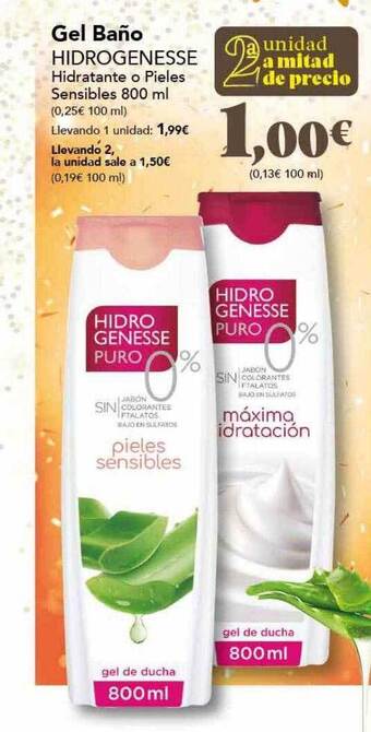 Gadis Gel baño hidrogenesse oferta