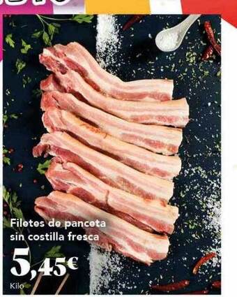 Gadis Filetes de panceta sin costilla fresca oferta