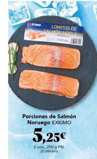 Gadis Porciones de salmón noruego exkimo oferta