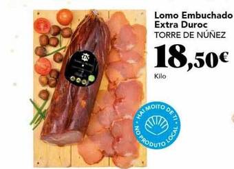 Gadis Lomo embuchado extra duroc torre de núnez oferta