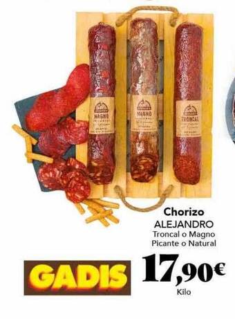 Gadis Chorizo alejandro oferta