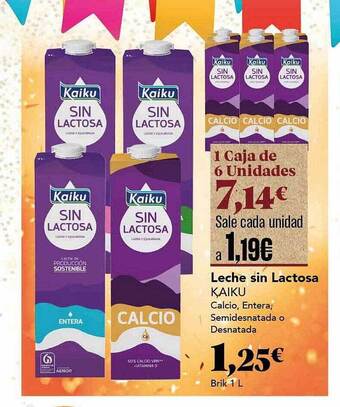 Gadis Leche sin lactosa kaiku oferta
