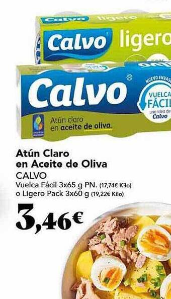 Gadis Atún claro en aceite de oliva calvo oferta