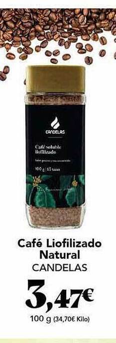 Gadis Café liofilizado natural candelas oferta