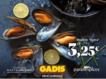 Gadis Mejillón oferta