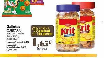 Gadis Galletas cuétara oferta