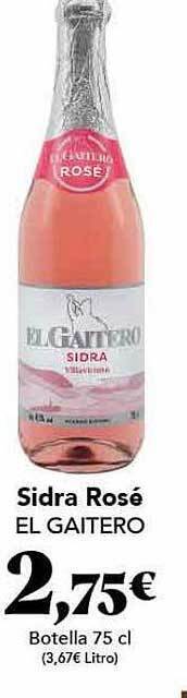 Gadis Sidra rosé el gaitero oferta