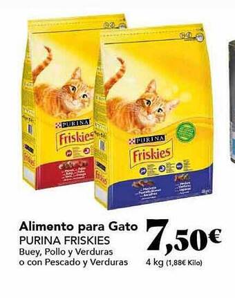 Gadis Alimento para gato purina friskies oferta