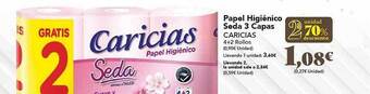 Gadis 2a unidad 70% descuento papel higiénico seda 3 capas caricias oferta
