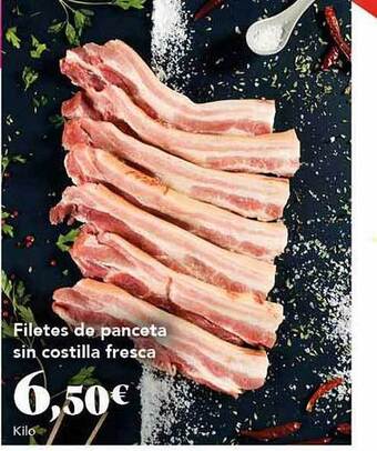 Gadis Filetes de panceta sin costilla fresca oferta