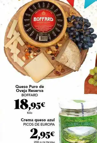 Gadis Queso puro de oveja reserva boffard crema queso azul picos de europa oferta