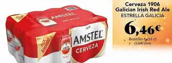 Gadis Cerveza 1906 galiciann irish red ale estrella galicia oferta