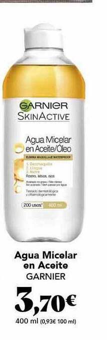 Gadis Agua micelar en aceite garnier oferta