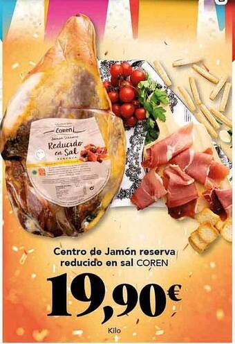 Gadis Centro de jamón reserva reducido en sal coren oferta