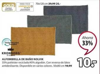 JYSK Alfombrilla de baño nolvik oferta