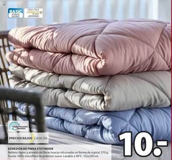 JYSK Edredón de fibra stetinden oferta