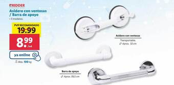 Lidl Ridder asidero con ventosas barra de apoyo oferta