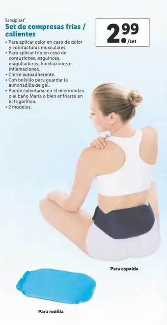 Sensiplast set de compresas frias calientes