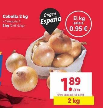 Lidl Cebolla 2 kg oferta