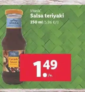 Lidl Vitasia salsa teriyaki oferta