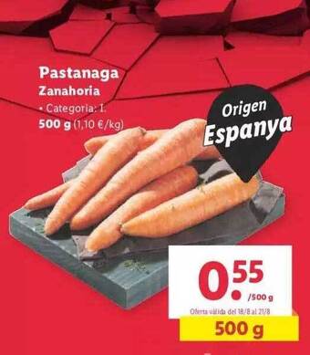 Lidl Zanahoria oferta
