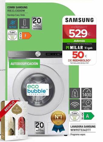Milar Lavadora samsung oferta