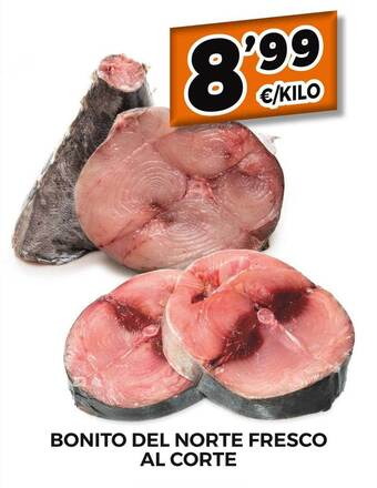 Supermercados Lupa Bonito del norte fresco al corte oferta