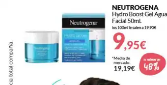PrimaPrix NEUTROGENA Hydro Boost Gel Agua Facial 50ml oferta