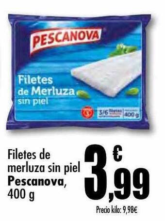 Unide Supermercados Filetes de merluza sin piel pescanova oferta
