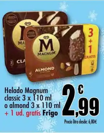 Unide Supermercados Helado magnum classic o almond oferta