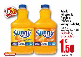 Unide Supermercados Bebida refrescante florida o california sunny delight oferta