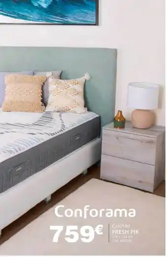Conforama Colchón fresh pik oferta