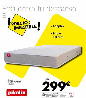 Conforama Colchón crush adaptex oferta