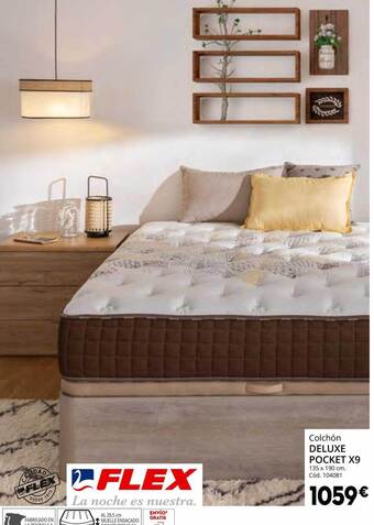 Conforama Colchón deluxe pocket x9 oferta