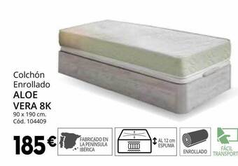 Conforama Colchón enrollado aloe vera 8k oferta