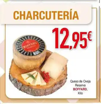 Masymas BOFFARD, Queso de Oveja Reserva oferta