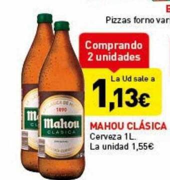Hiperber Mahou clásica cerveza oferta