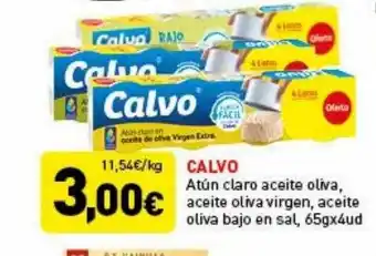 Hiperber Calvo atún claro aceite oliva aceite oliva virgen aceite oliva bajo en sal oferta