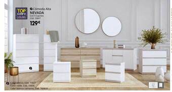Conforama Cómoda alta nevada oferta