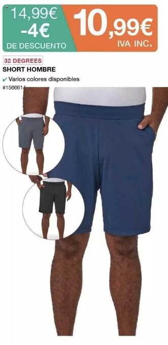 Costco 32 degrees short hombre oferta