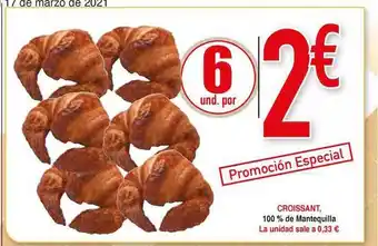 Masymas CROISSANT, 100% de Mantequilla oferta