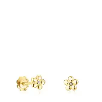 Tous Pendientes de oro y diamantes fragile nature oferta