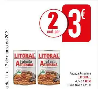 Masymas LITORAL, Fabada Asturiana 435g oferta