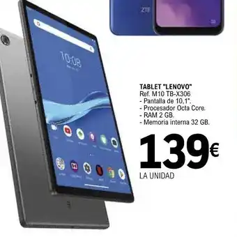 E.Leclerc Tablet lenovo oferta