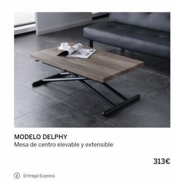 Muebles La Fábrica Mesa de centro express oferta