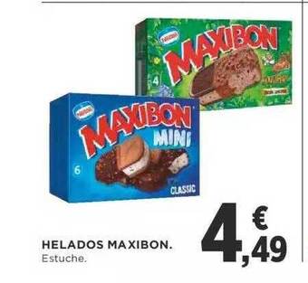 Supercor Helados maxibon oferta