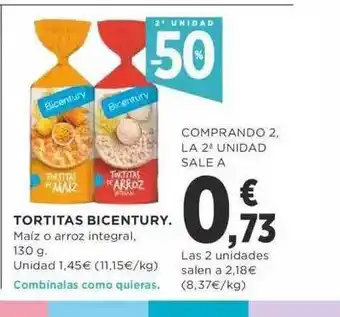 Supercor 2a unidad -50% tortitas bicentury oferta