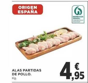 Supercor Alas partidas de pollo kg oferta
