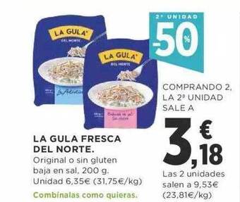 Supercor 2a unidad -50% la gula fresca del norte oferta